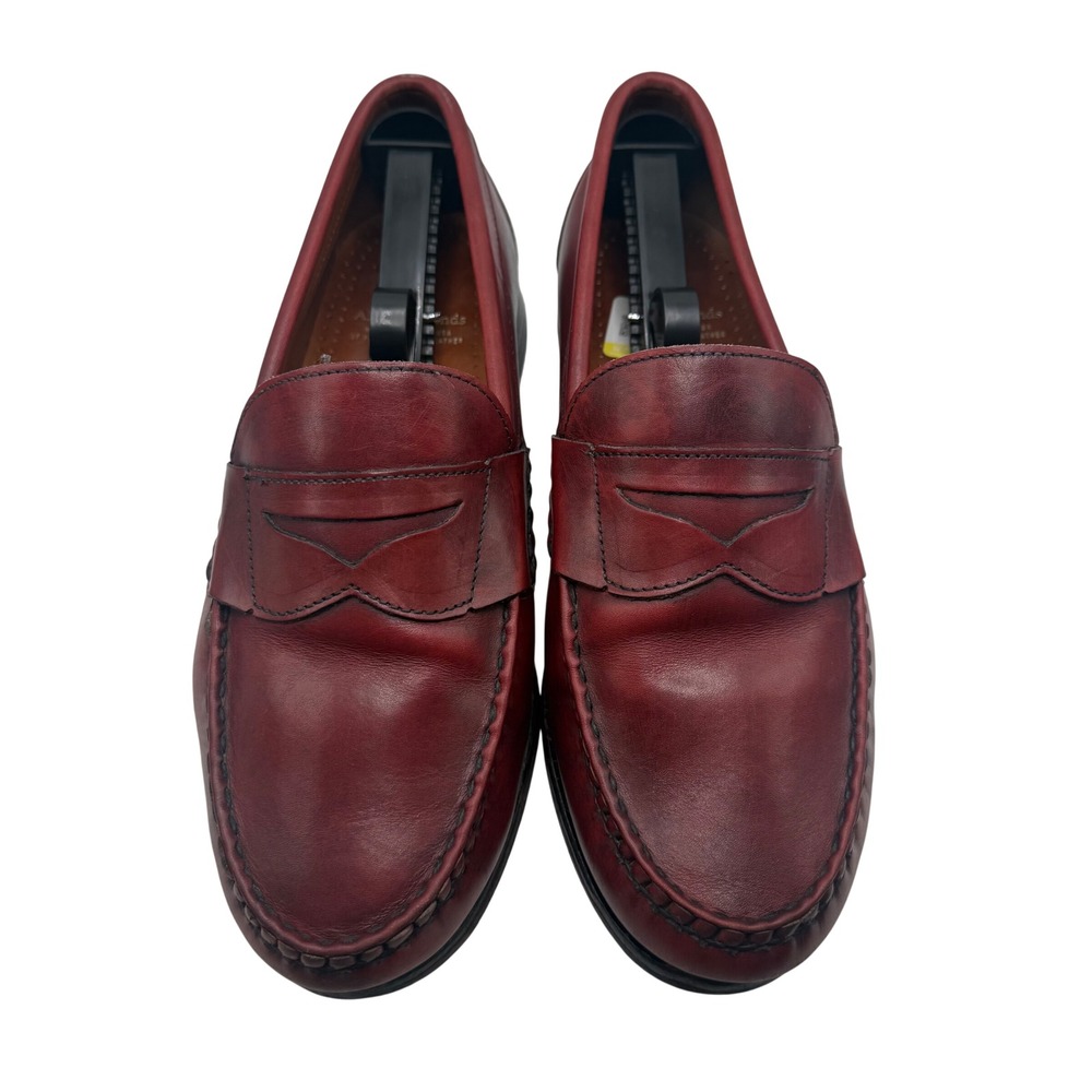 Allen Edmonds Cavanaugh Loafers 10 3E Penny‎ Dress Shoes Burgundy Leather 50026
